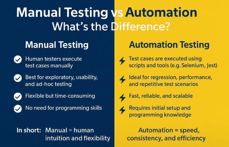 Manual Testing vs Automation Testing: Which is Better?